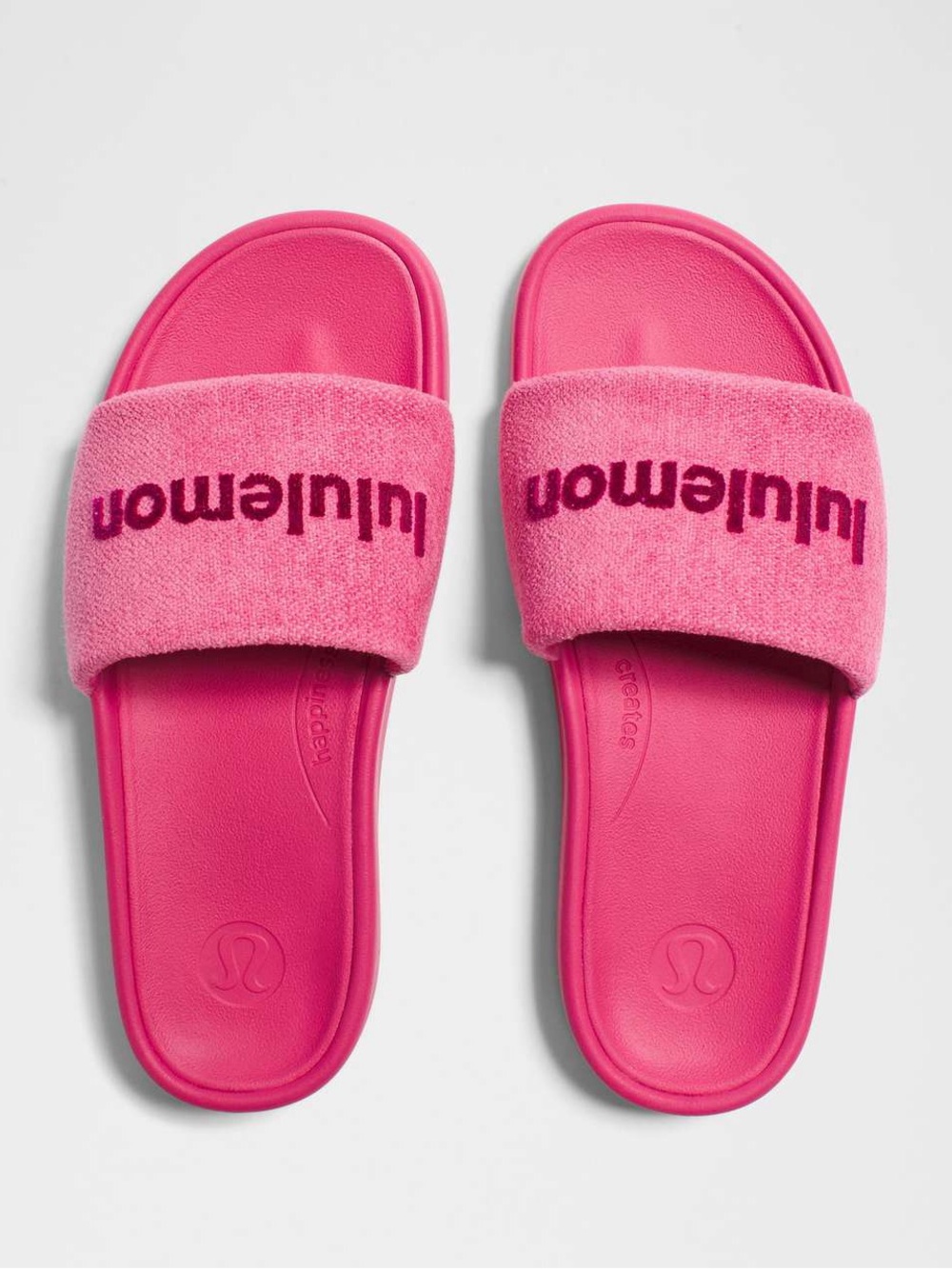 Lululemon Womens Restfeel Terry Slide Raspberry Coulis / Raspberry Coulis /